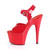 Pleaser - ADORE708N Sandale à bride à la cheville, Pole dance chaussures - Chaussures de pole dance - Rouge Product image